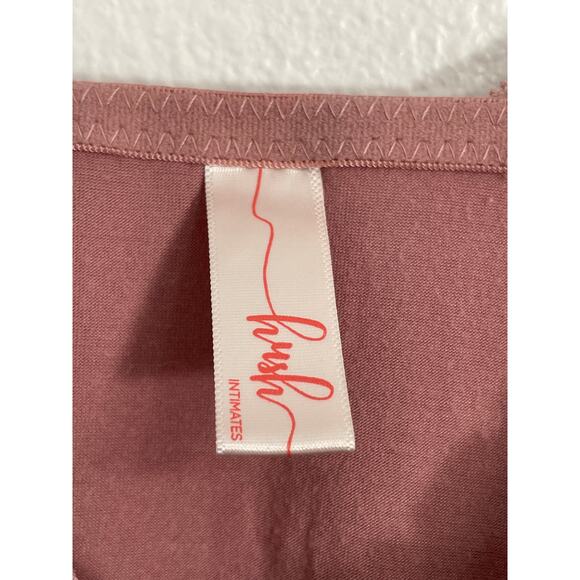 Hush Intimates Super Soft Babydoll Nightgown Slip Dress Blush Rose L - Picture 3 of 5
